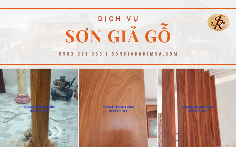 sơn giả gỗ